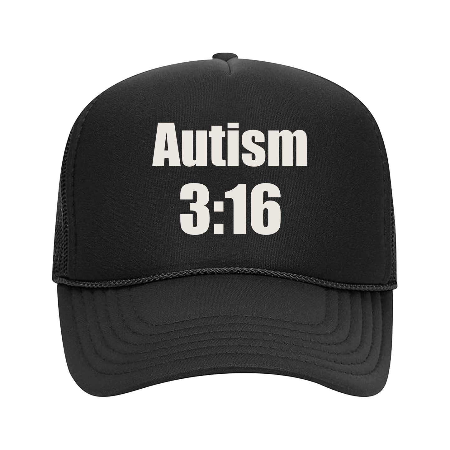 AUTISM 3:16 TRUCKER HAT