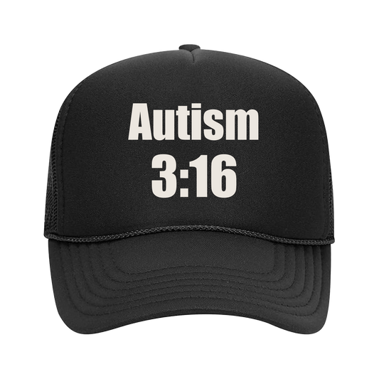 AUTISM 3:16 TRUCKER HAT
